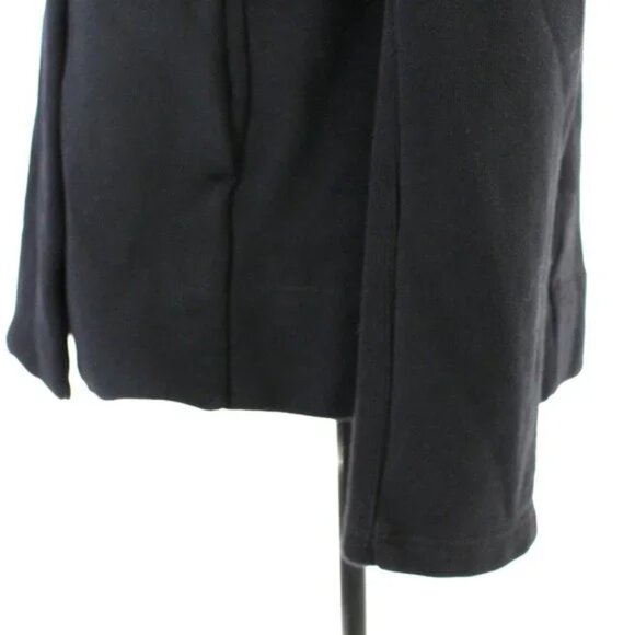 ⭐James Perse Black Concealed Asymmetric Full Zip Hoodie Jacket Size 3⭐ - Picture 6 of 8
